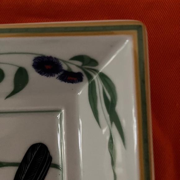 VINTAGE HERMES PARIS TOUCAN Porcelain Cigar Ashtray/Change Tray - Picture 5 of 10